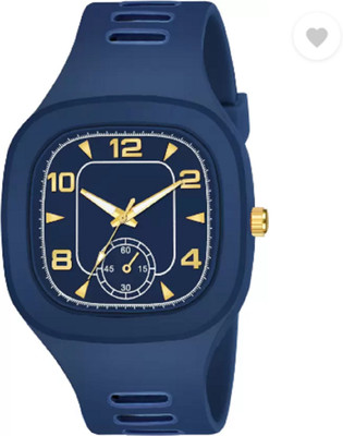 Miss Perfect Analog Watch - For Boys SQUARE BLUE DIAL Analog Watch  - For Men