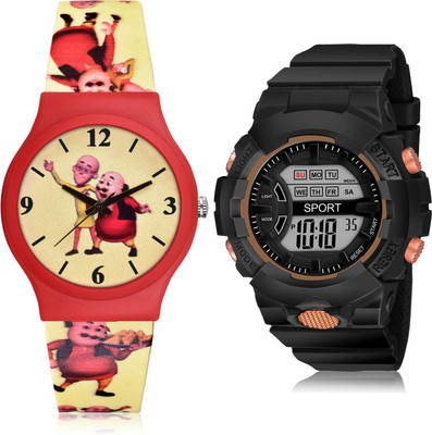 TIMOXIDE CM725-DG33 Analog-Digital Watch  - For Boys