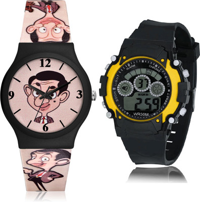 DMAGNATON CM732-B6 Analog-Digital Watch  - For Boys