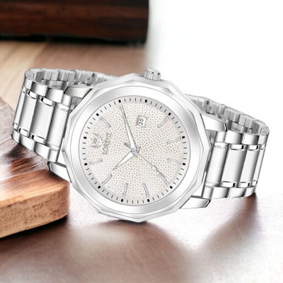 LORENZ MK-4047R Lorenz Analogue Date Functioning Stainless Steel Chain Watch for Men | 4047R Analog Watch  - For Men