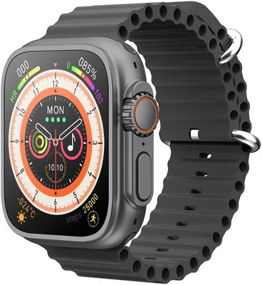 Yash Enterprises Series 8 T800 ultra 49MM Bluetooth CallingSmart Watch For Android & iOS Smartwatch(Black Strap, Free Size)