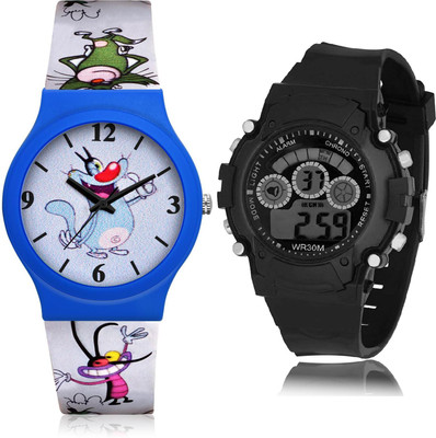 TIMETRANSELEVATE CM731-B1 Analog-Digital Watch  - For Boys