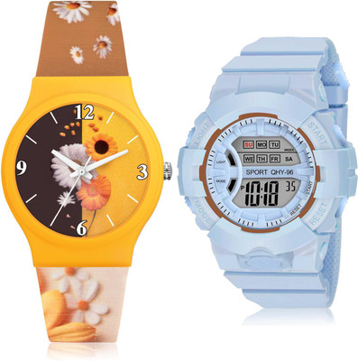 TIMETRANSELEVATE CM713-DG34 Analog-Digital Watch  - For Girls