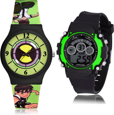 TIMETRANSELEVATE CM730-B3 Analog-Digital Watch  - For Boys