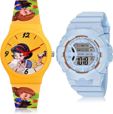 TIMETRANSELEVATE CM712-DG34 Analog-Digital Watch  - For Girls