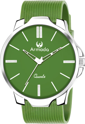 ARMADO 1522-OLIVE GREEN New silicon watch collection and stylish analog watch for men Analog Watch  - For Boys