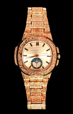 RENAISSANCE TRADERS New gold silver diamond classic vintage premium elegant imported abudhabi Analog Watch  - For Men