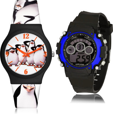 TIMETRANSELEVATE CM718-B2 Analog-Digital Watch  - For Boys
