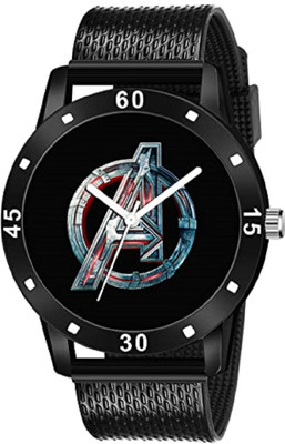 Prozo Analogue Black Analog Watch  - For Boys