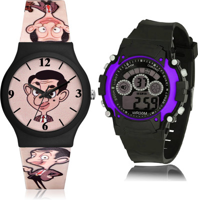 TIMETRANSELEVATE CM732-B133 Analog-Digital Watch  - For Boys