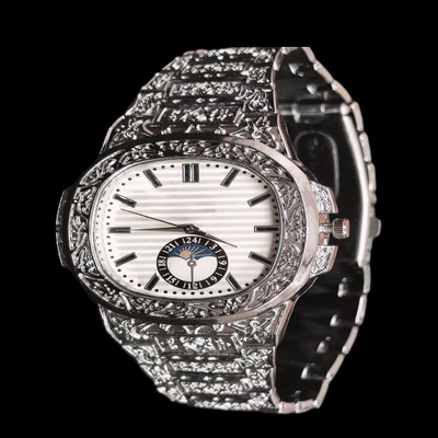 RENAISSANCE TRADERS New gold silver diamond classic vintage premium elegant imported abudhabi Analog Watch  - For Men