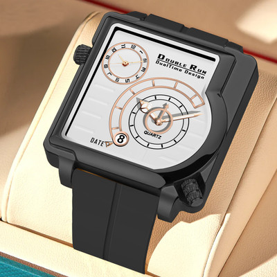 DoubleRun Analog Watch  - For Men