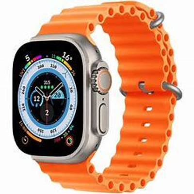 Veu T800 ULTRA SMARTWATCH ORANGE FX-16 Smartwatch(Sky Blue Strap, Free Size)