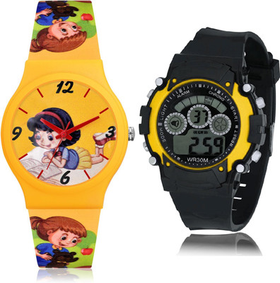 TIMOXIDE CM712-B6 Analog-Digital Watch  - For Girls