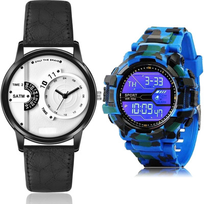 TIMOXIDE BM36-BC16 Analog-Digital Watch  - For Men