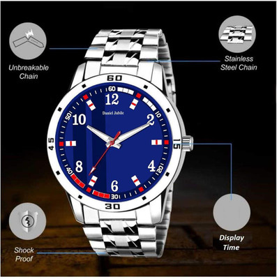 New Stylis Men's All New looks Sports Design Steel Chain Analog Watch - For Men