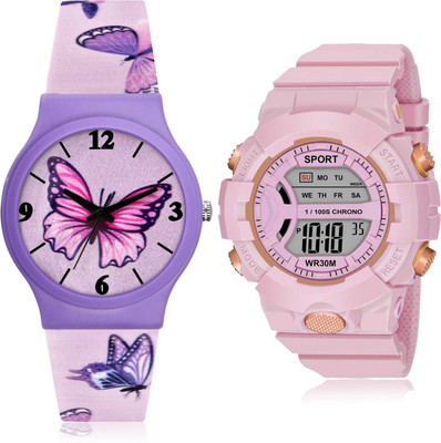 TIMOXIDE CM706-DG36 Analog-Digital Watch  - For Girls