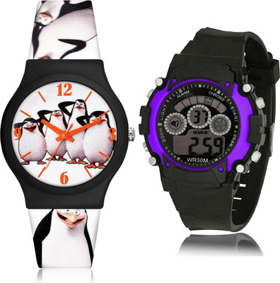 TIMOXIDE CM718-B133 Analog-Digital Watch  - For Boys