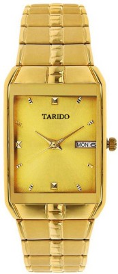 TARIDO 1971SM09GOLD DD Original Gold Plated Day&Date Watch & Golden Plated Wrist Or Branded Watch Analog Watch  - For Men