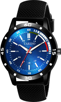 Tarido BLACK WATCH analog watch black strap for boys&girls Analog Watch  - For Men