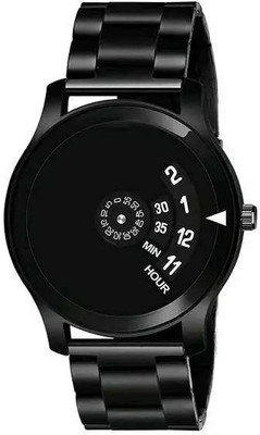 HC HARMI CREATIVE Analog Watch - For Men NEW BEST STYLISH PAIDU Black Watch for Men Stylish Hands Unique Mesh Rubber Strap Trending Men Analog Watch - For Men Analog Watch  - For Men