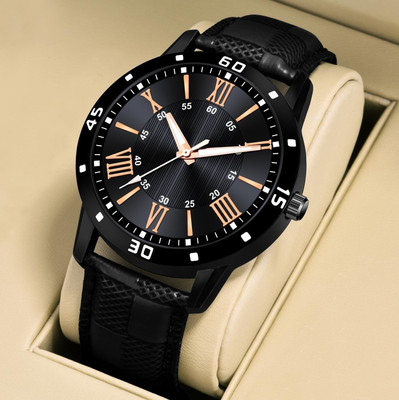 Lather Elegant Men’s Leather Strap Watch – Perfect for Everyday Wear Analog Watch - For Men