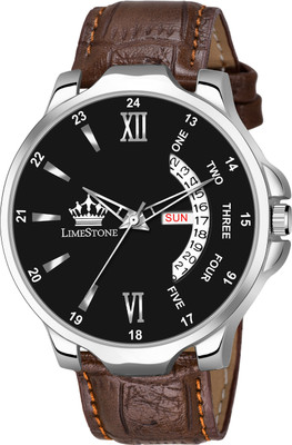 LIMESTONE Avatar Day and Date Functioning Quartz Analog Watch  - For Men