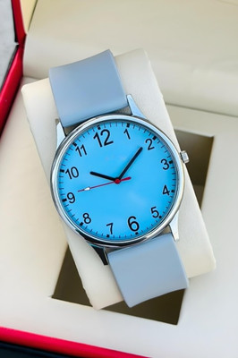KNOWZ DRM016- BLUE GREY Silicon belt watch for boys Stylish Men And Boy Watch Analog Watch  - For Men