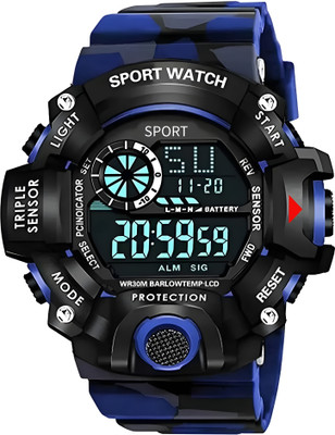 ZIYTRACK Digital Sports Watch Day & Date Water Resistence Multi-Functional Display Light Sports Watch Digital Watch  - For Boys & Girls