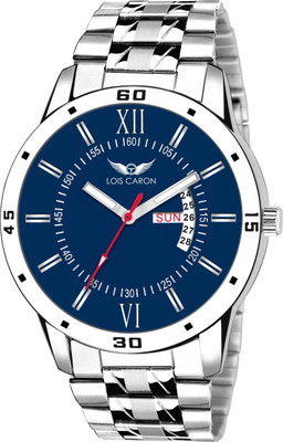 LOIS CARON LCS-8016 TRENDING DAY & DATE FUNCTIONING Analog Watch  - For Men