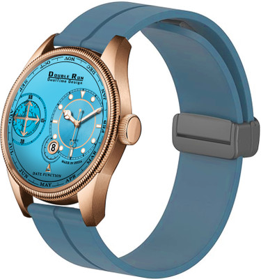 DoubleRun Analog Watch  - For Men