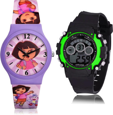 TIMOXIDE CM719-B3 Analog-Digital Watch  - For Girls
