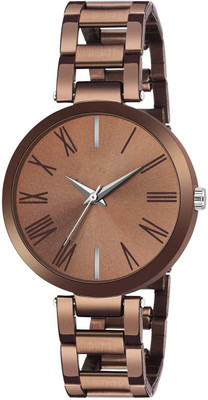 Victox Enterprise Girls Full Brown Chain Watch Girls Full Brown Chain Watch Analog Watch  - For Girls