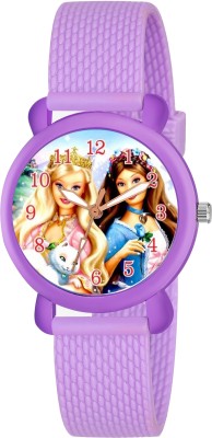 COSMIC Girls Designer Beautiful Printed Frozen & Barbie Dial Kids Girls Analog Watch  - For Girls