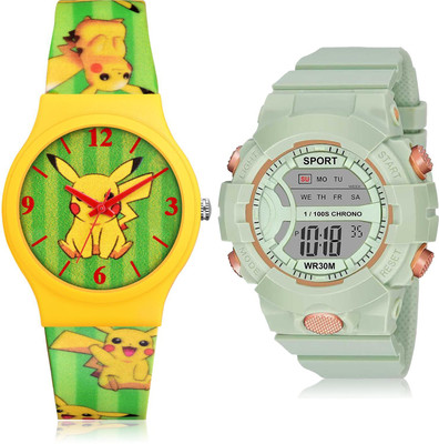 TIMOXIDE CM729-DG35 Analog-Digital Watch  - For Boys