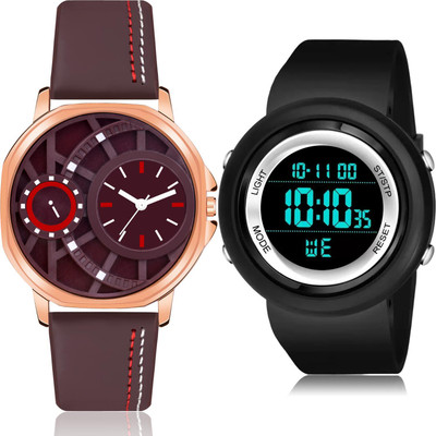 TIMOXIDE BM48-DG58 Analog-Digital Watch  - For Men