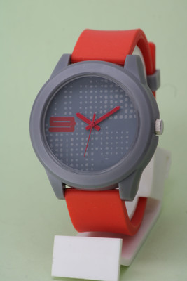 ROSEVILLA Silicon Belt Nine Number Dial Special Men Sport Watch Full WaterProof Silicon Belt Nine Number Dial Special Men Sport Watch Full WaterProof Analog Watch  - For Boys