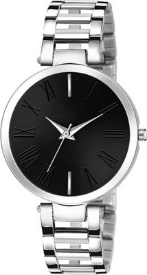 Alice II Series Black Dial Metallic Analog Watch - For Women
