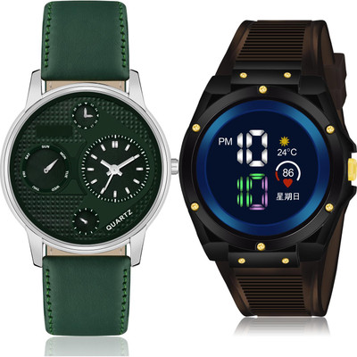 TIMETRANSELEVATE BM34-DG94 Analog-Digital Watch  - For Men
