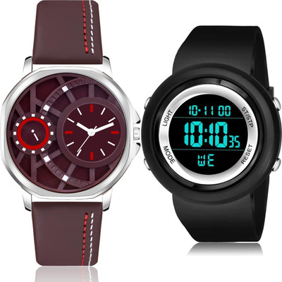 TIMOXIDE BM46-DG58 Analog-Digital Watch  - For Men