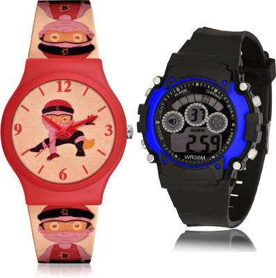 TIMOXIDE CM720-B2 Analog-Digital Watch  - For Boys