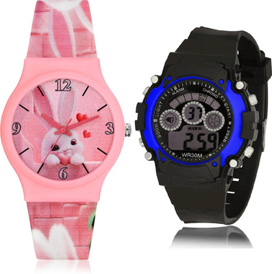 TIMOXIDE CM717-B2 Analog-Digital Watch  - For Girls