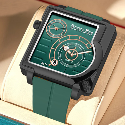 DoubleRun Analog Watch  - For Men