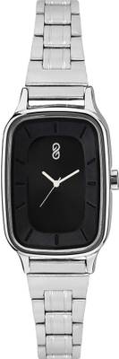 DIGITRACK DG6121SM02 Black Dial Stainless Steel Chain Analog Watch  - For Women