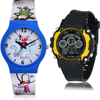 TIMOXIDE CM731-B6 Analog-Digital Watch  - For Boys
