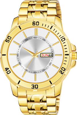 RKSTORE Silver Day-Date Function Casual Analog Watch For Men Analog Watch  - For Men