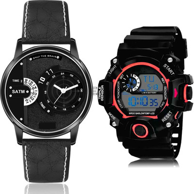 TIMOXIDE BM35-BC26 Analog-Digital Watch  - For Men