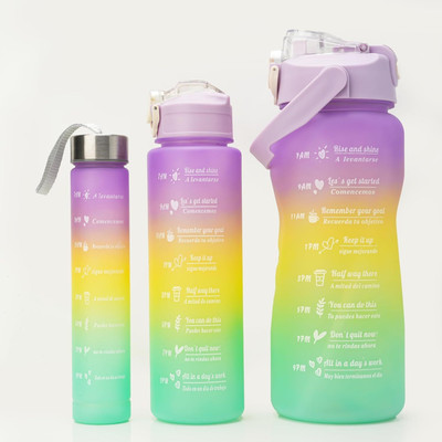 HEALTHTREK 2000 ml Plastic Bottle(Pack of 3, Multicolor)