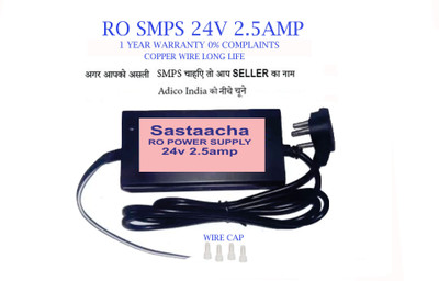 RO SMPS by Sastaacha 24 V DC - 2.5 AMP ( 1 YEAR WARRANTY ) Solid Filter Cartridge(0.005, Pack of 1)