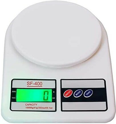 Nac Global Digital Kitchen Weighing Machine Multipurpose Electronic Weight Scale (10KG) Weighing Scale(White)